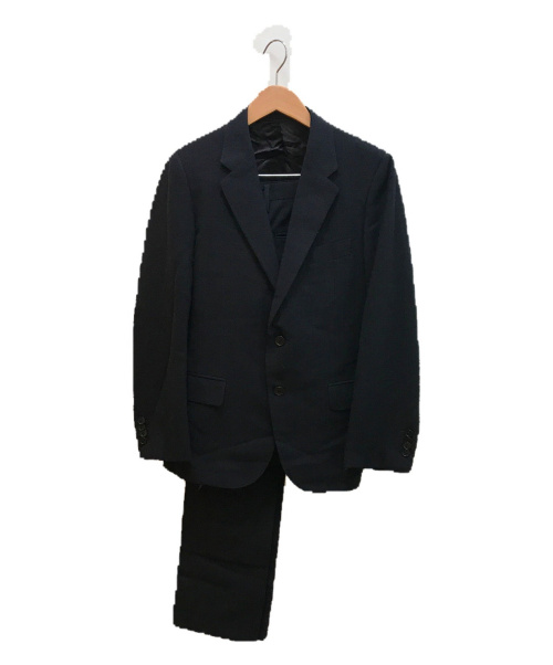 District（ディストリクト）District (ディストリクト) ヘリンボーンセットアップスーツ ブラック サイズ:44の古着・服飾アイテム