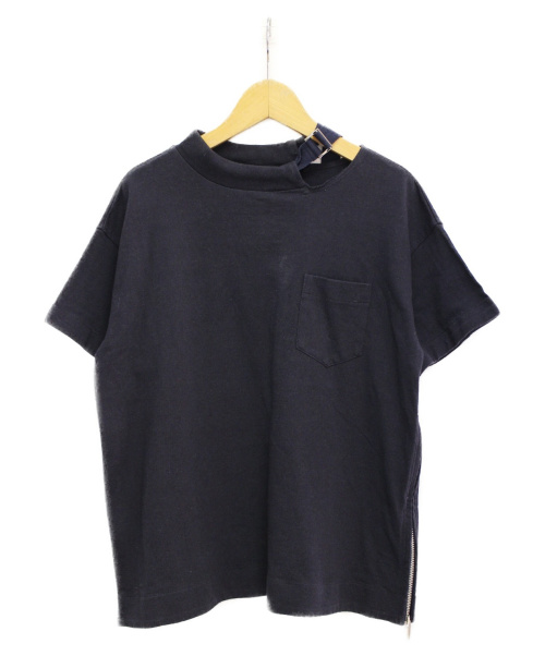 sacai（サカイ）sacai (サカイ) ポケットTシャツ ネイビー サイズ:2の古着・服飾アイテム