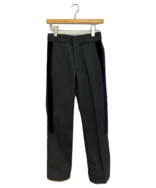 SueUNDERCOVER（スーアンダーカバー）SueUNDERCOVER (スーアンダーカバー) リボン付きワークパンツ ブラック サイズ:28の古着・服飾アイテム