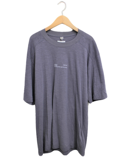 OAMC（オーエーエムシー）OAMC (オーエーエムシー) 20SS プリントTシャツ ネイビー サイズ:Lの古着・服飾アイテム