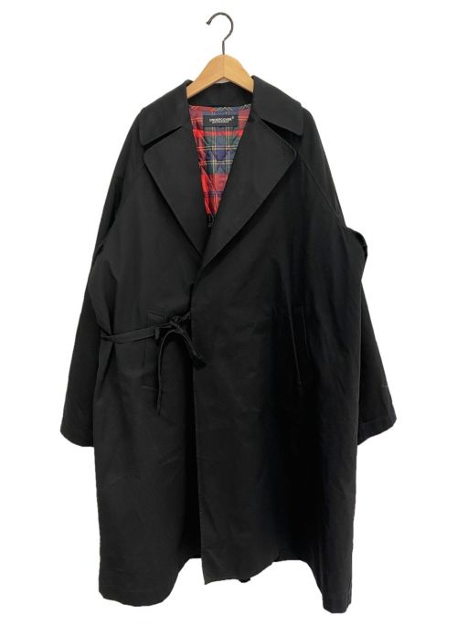 UNDERCOVER（アンダーカバー）UNDERCOVER (アンダーカバー) ラップトレンチコート ブラック サイズ:3の古着・服飾アイテム