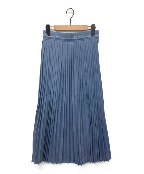 YANUK（ヤヌーク）YANUK (ヤヌーク) プリーツデニムスカート インディゴ サイズ:XSの古着・服飾アイテム