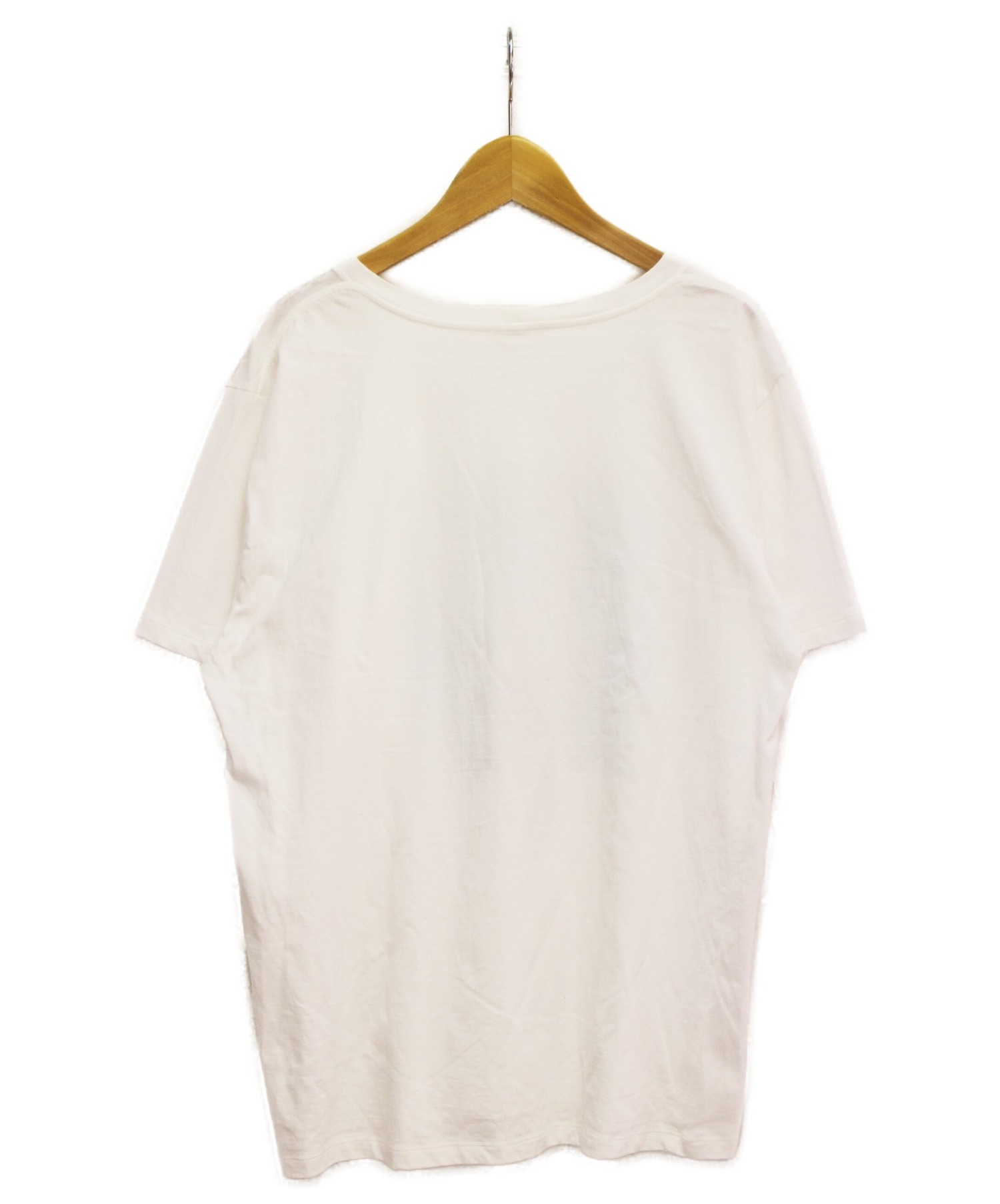 CELINE (セリーヌ) 20SS ×DAVID KRAMERプリントTシャツ ホワイト サイズ:L
