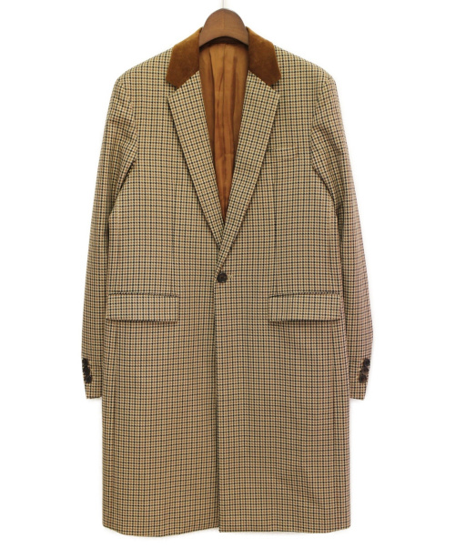 PRADA（プラダ）PRADA (プラダ) チェスターコート ブラウン サイズ:48の古着・服飾アイテム