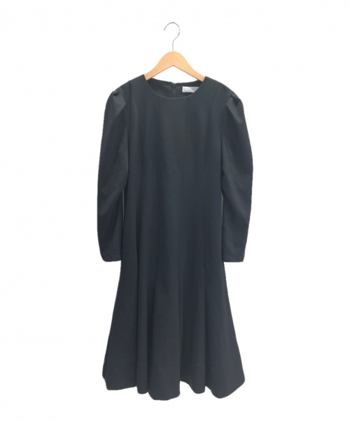 CELFORD（セルフォード）CELFORD (セルフォード) タックポンチワンピース ブラック サイズ:38の古着・服飾アイテム