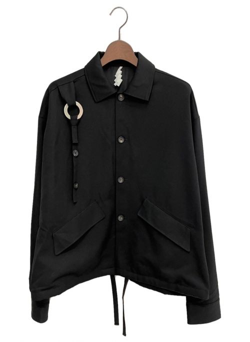 SOSHIOTSUKI（ソウシ オオツキ）SOSHIOTSUKI (ソウシオオツキ) KESA BREASTED COACH JACKET ブラック サイズ:44の古着・服飾アイテム