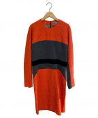 KOLOR（）の古着「ブロッキングドレス」｜オレンジ