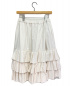 COMME des GARCONS (コムデギャルソン) ボリュームティアードスカート オフホワイト サイズ:XS：14800円