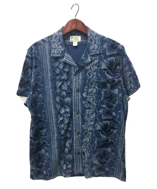 RRL（ダブルアールエル）RRL (ダブルアールエル) アロハシャツ インディゴ サイズ:Lの古着・服飾アイテム