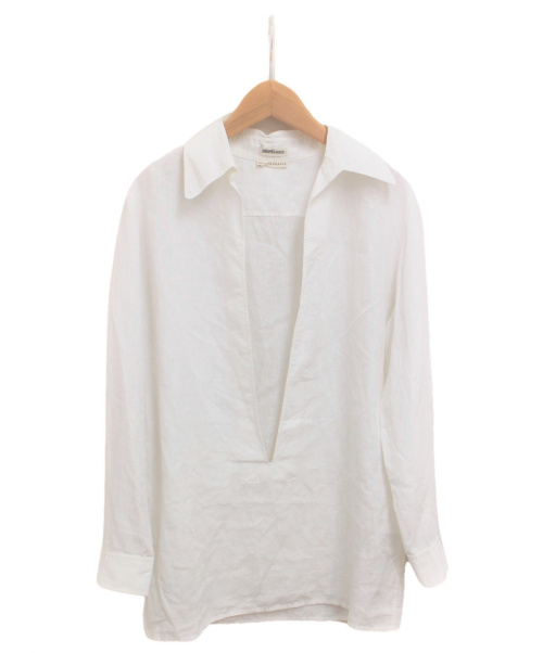 HERMES（エルメス）HERMES (エルメス) ヴァルーズシャツ ホワイト サイズ:34の古着・服飾アイテム