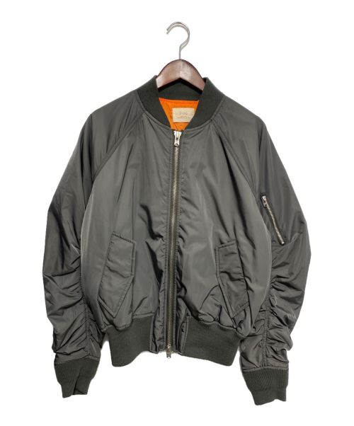 FOG（エフオージー）FOG (エフオージー) MA-1ジャケット グレー サイズ:Sの古着・服飾アイテム