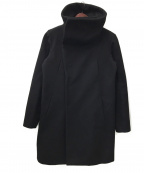 THE VIRIDI-ANNE（ヴィリジアン）の古着「メルトンハイネックコート」｜ブラック