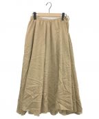 SUZUKI TAKAYUKI（スズキタカユキ）の古着「long skirt」｜ベージュ