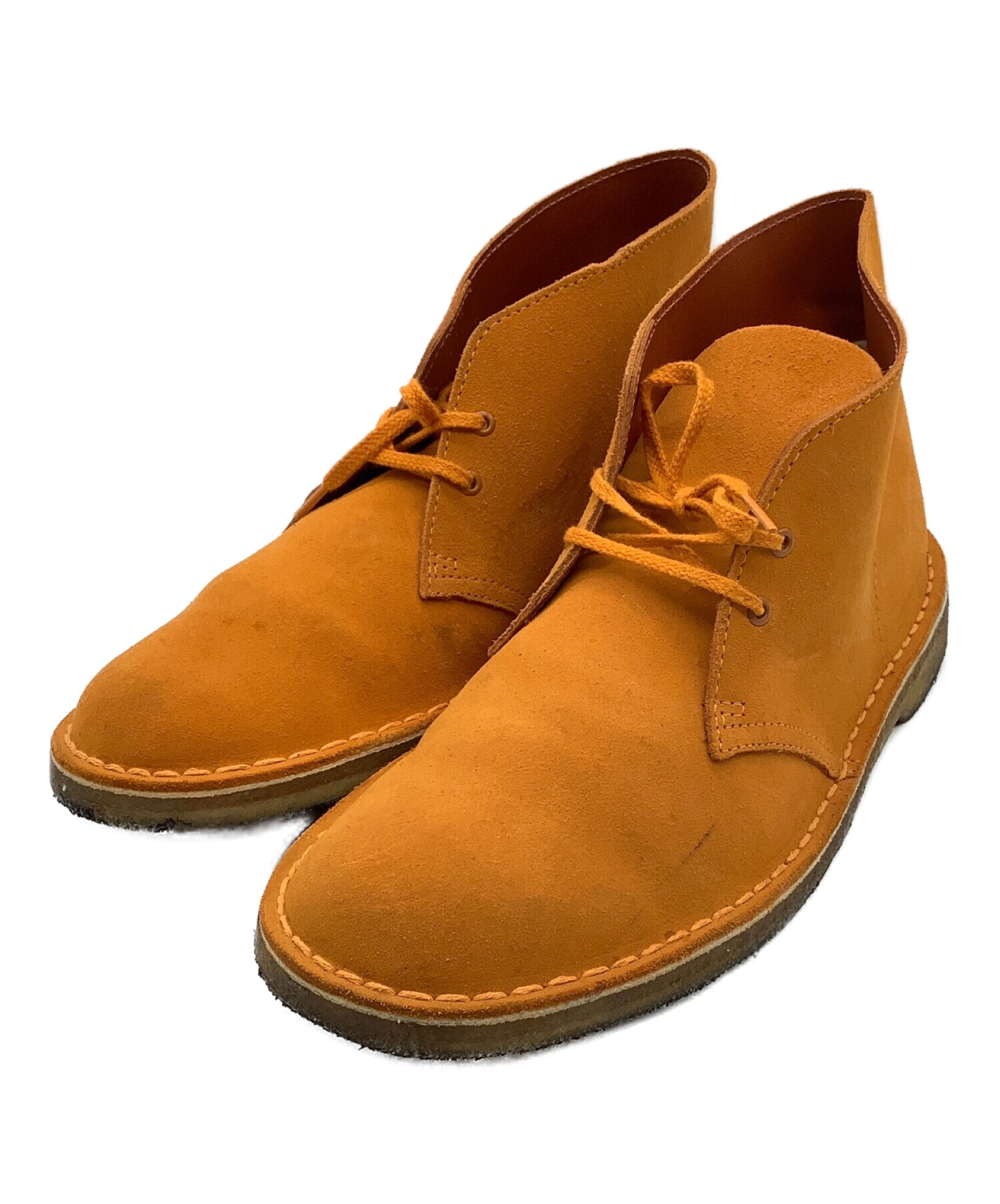 中古 古着通販 Clarks クラークス デザートブーツ オレンジ サイズ １０m ブランド 古着通販 トレファク公式 Trefac Fashion