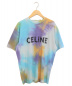 CELINE（セリーヌ）の古着「21SS スタッズ付ルーズTシャツ」｜ブルー×パープル