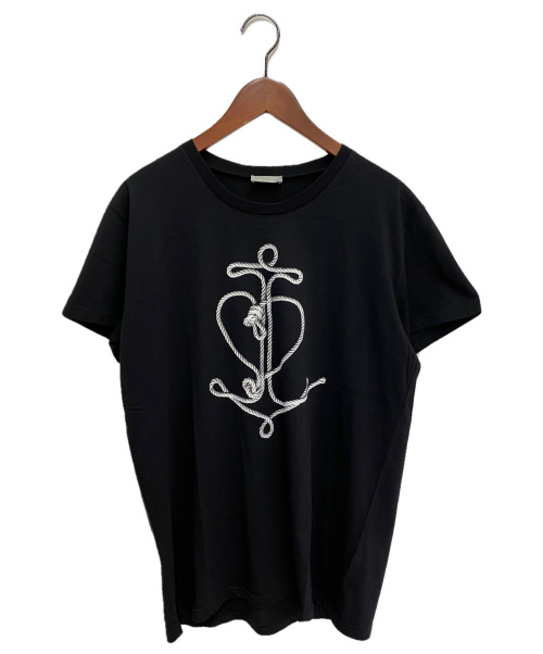 DIOR HOMME（ディオール オム）DIOR HOMME (ディオール オム) ローププリントTシャツ ブラック サイズ:Lの古着・服飾アイテム