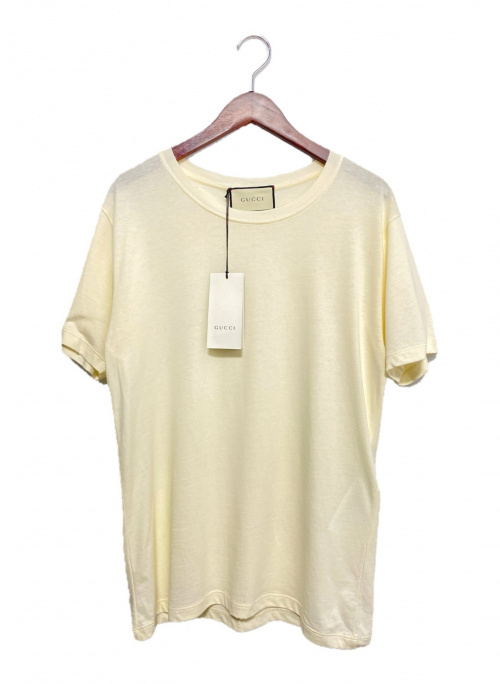 GUCCI（グッチ）GUCCI (グッチ) ヴィンテージ加工Tシャツ アイボリー サイズ:XSの古着・服飾アイテム