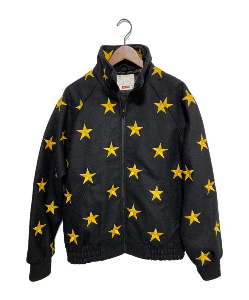 SUPREME（シュプリーム）SUPREME (シュプリーム) 16AW Stars Stadium Jacket ブラック×イエロー サイズ:Mの古着・服飾アイテム