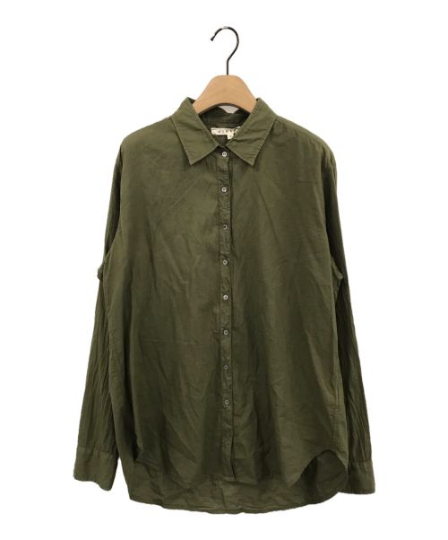 xirena（キセレナ）xirena (キセレナ) COTTON POPLIN シャツ オリーブ サイズ:999 未使用品の古着・服飾アイテム