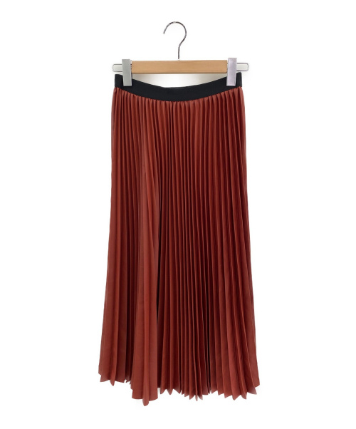 08sircus（ゼロエイトサーカス）08sircus (ゼロエイトサーカス) プリーツスカート レッド サイズ:１の古着・服飾アイテム