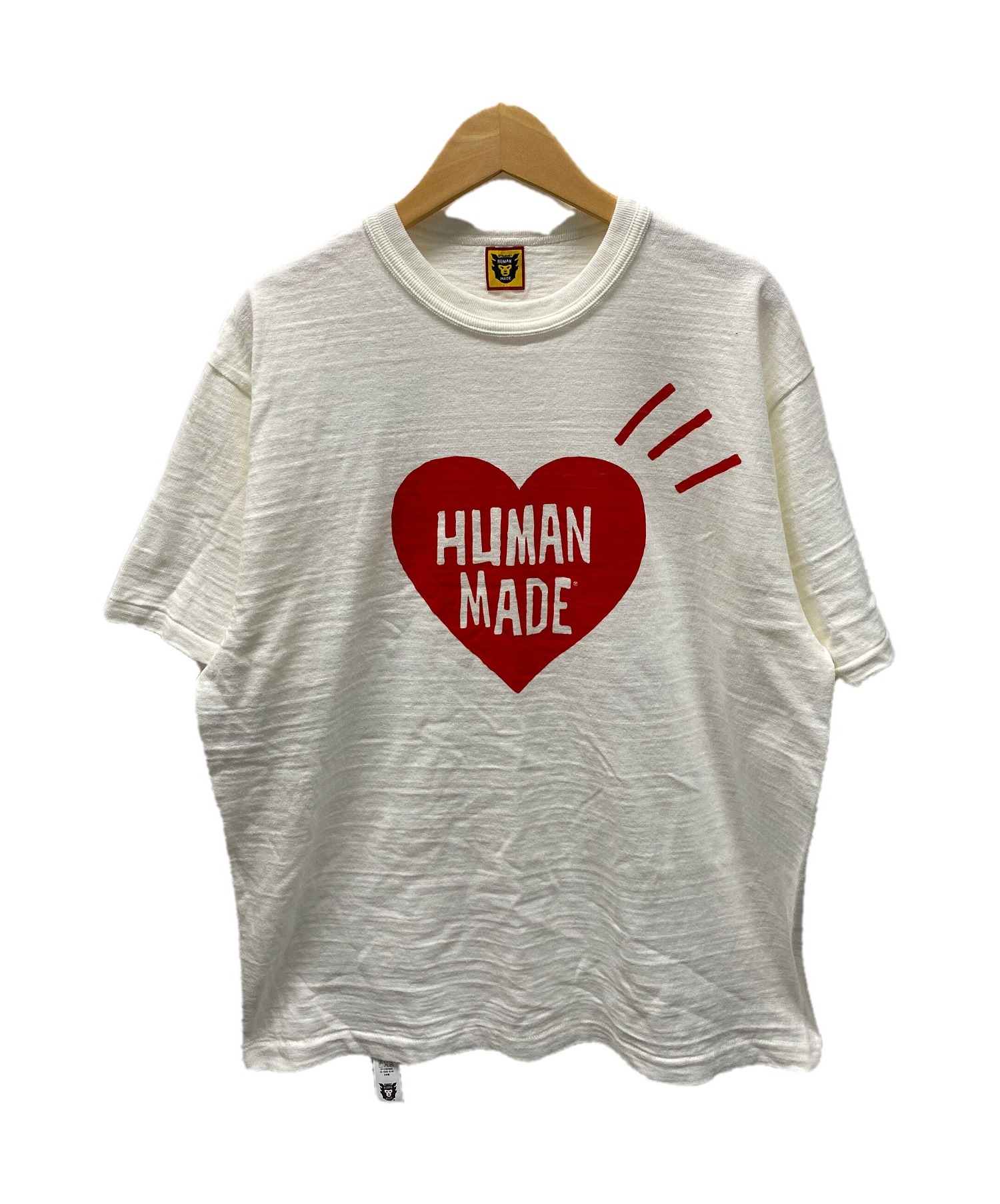 【中古・古着通販】HUMAN MADE (ヒューマンメイド) Tシャツ ホワイト サイズ:L｜ブランド・古着通販 トレファク公式【TREFAC