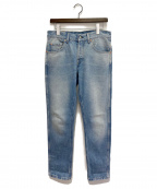 GUCCIグッチ）の古着「Tapered Denim Pant With Web」