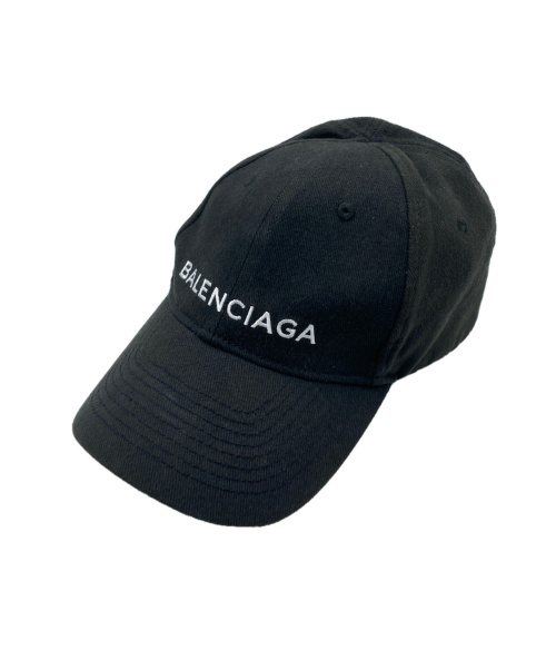 BALENCIAGA（バレンシアガ）BALENCIAGA (バレンシアガ) ベースボールキャップ ブラック サイズ:-の古着・服飾アイテム