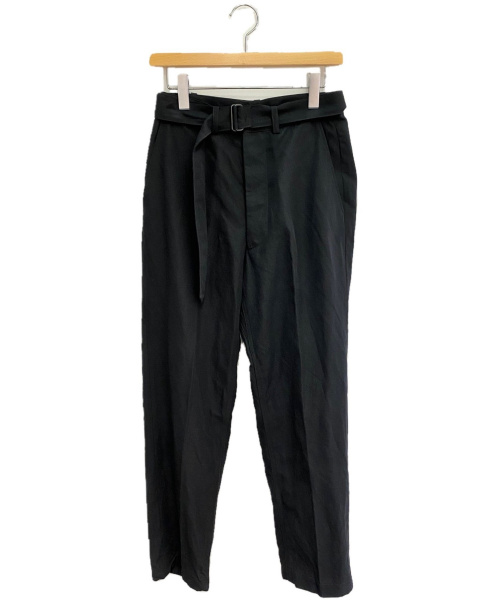 KAPTAIN SUNSHINE（キャプテンサンシャイン）KAPTAIN SUNSHINE (キャプテンサンシャイン) 21SS Belted Work Trousers ブラック サイズ:30の古着・服飾アイテム