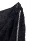 中古・古着 tricot COMME des GARCONS (トリココムデギャルソン) フラワーレースフレアスカート ブラック サイズ:M：5800円
