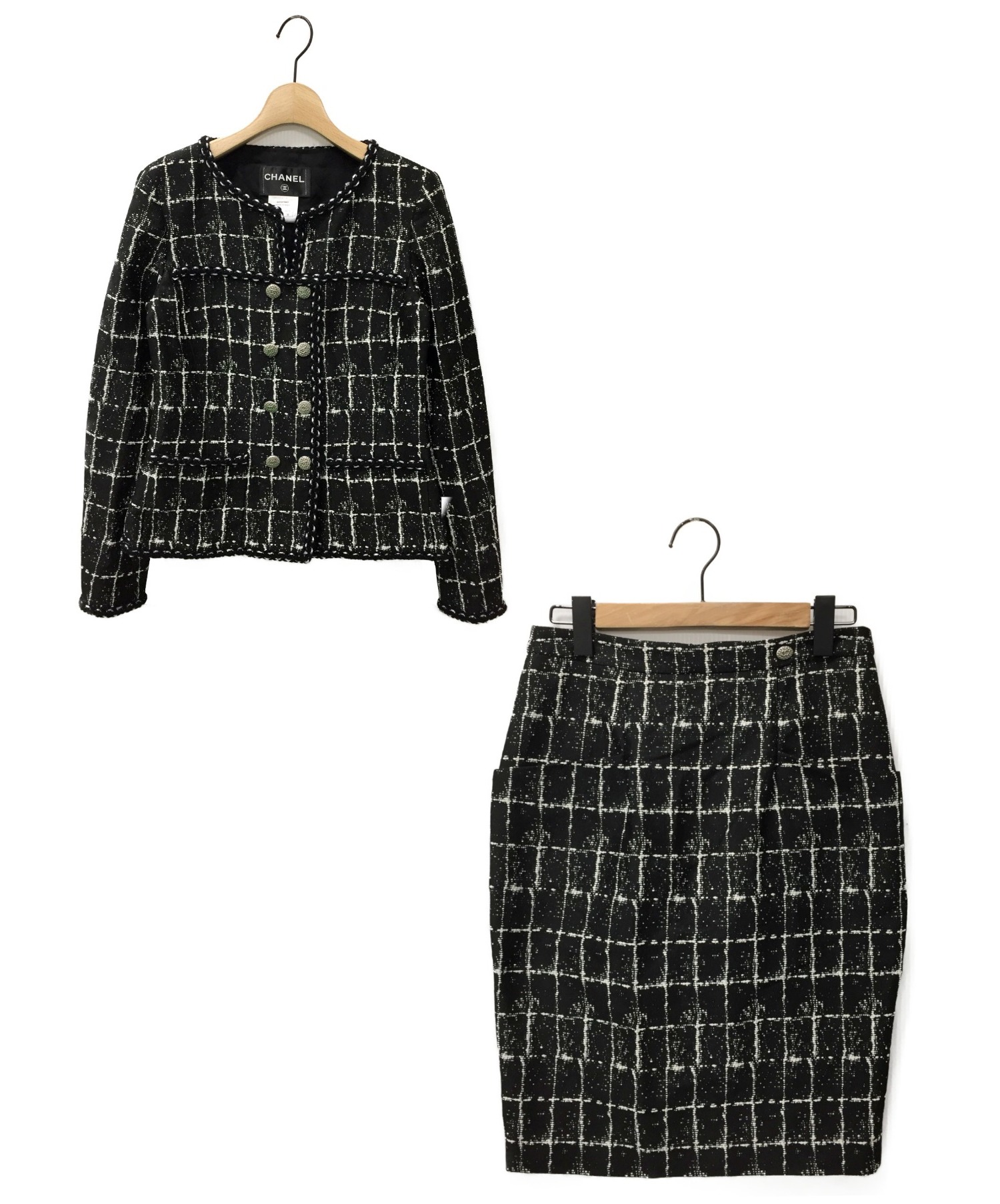 ファッション通販 CHANEL シャネル セットアップ ジャケット スカート 