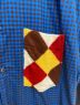中古・古着 COMME des GARCONS SHIRT (コムデギャルソンシャツ) チェックシャツ ブルー×ブラウン サイズ:S：3480円