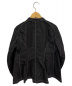 tricot COMME des GARCONS (トリココムデギャルソン) コットンリネンスタンドカラージャケット ブラック サイズ:M：9800円