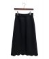 MIU MIU (ミュウミュウ) スカラップロングスカート ブラック サイズ:40S：14800円