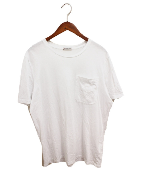 MONCLER（モンクレール）MONCLER (モンクレール) MAGLIA T-shirt ホワイト サイズ:Mの古着・服飾アイテム