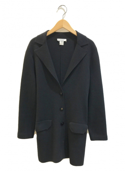 CELINE（セリーヌ）CELINE (セリーヌ) [OLD]ニットジャケット ブラック サイズ:38表記の古着・服飾アイテム