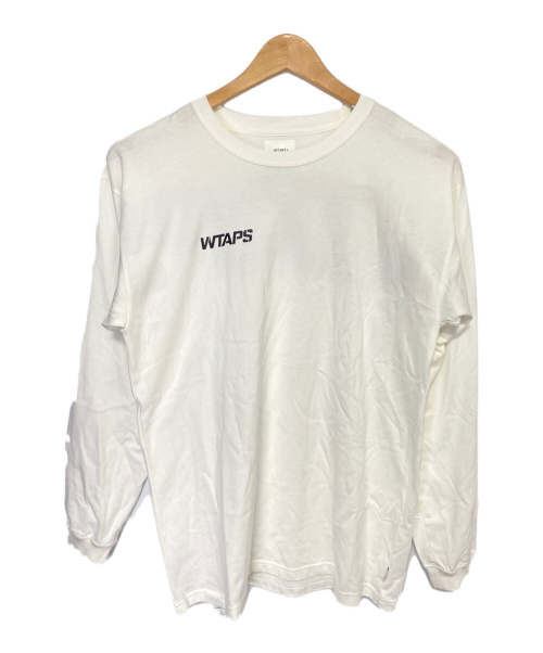 WTAPS（ダブルタップス）WTAPS (ダブルタップス) STENCIL（L/S Tee） ホワイト×ブラック サイズ:SIZE X 02の古着・服飾アイテム