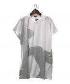 COMME des GARCONS HommePlusコムデギャルソンオムプリュス）の古着「ロング丈Tシャツ」｜ホワイト