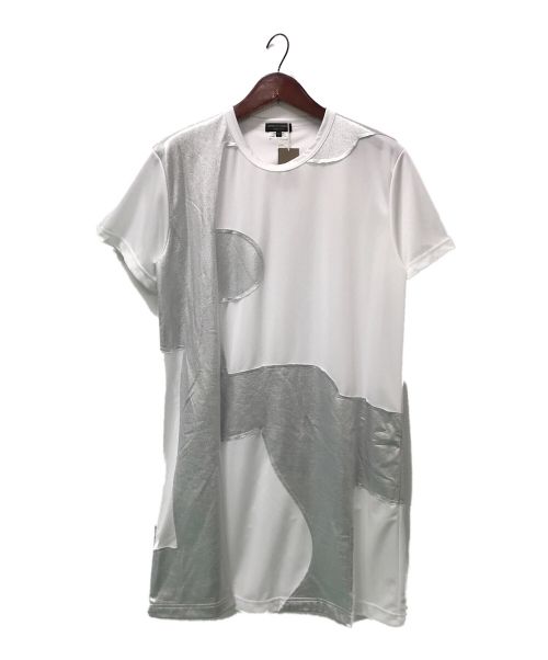 COMME des GARCONS HommePlus（コムデギャルソンオムプリュス）COMME des GARCONS HommePlus (コムデギャルソンオムプリュス) ロング丈Tシャツ ホワイト サイズ:Lの古着・服飾アイテム