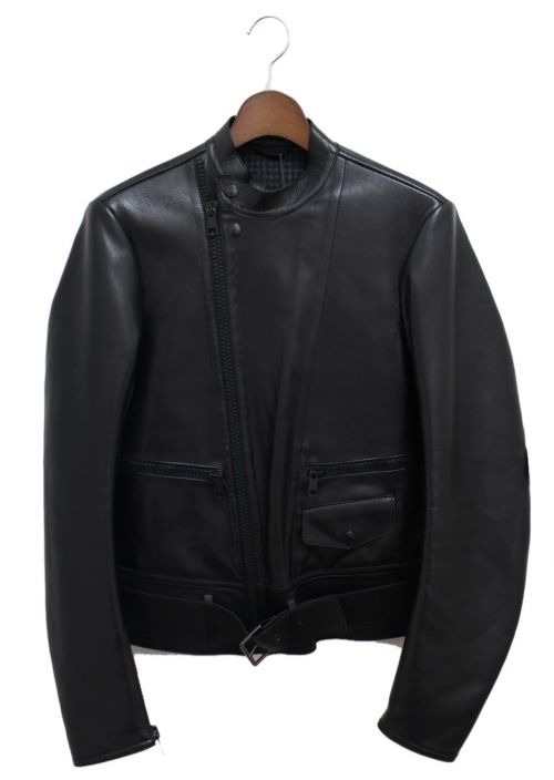 GUCCI（グッチ）GUCCI (グッチ) ライダースジャケット ブラック サイズ:44の古着・服飾アイテム