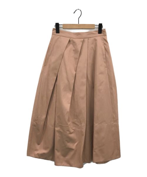 styling/（スタイリング）styling/ (スタイリング) ランダムタックフレアスカート ピンク サイズ:1の古着・服飾アイテム
