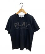 PLAY COMME des GARCONS（）の古着「プリントTシャツ」｜ブラック