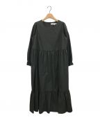 bilitis dix-sept ansビリティスディセッタン）の古着「Cotton Tiered Dress」｜ブラック