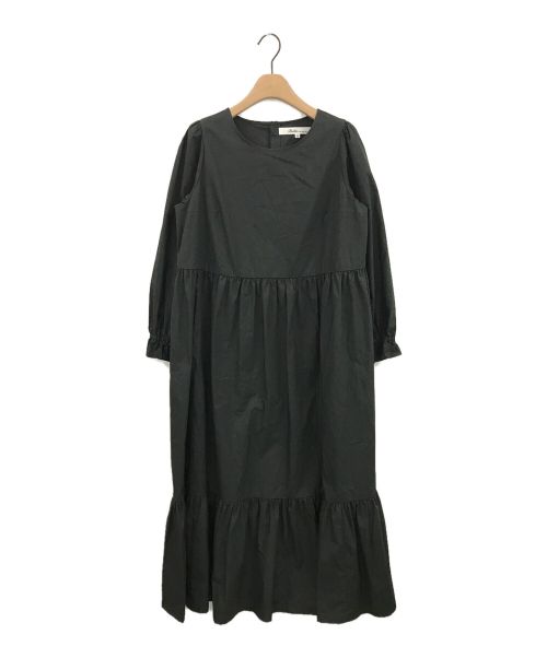 bilitis dix-sept ans（ビリティスディセッタン）bilitis dix-sept ans (ビリティスディセッタン) Cotton Tiered Dress ブラック サイズ:36の古着・服飾アイテム
