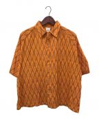 Badhiya（バディーヤ）の古着「オープンカラーシャツ」｜オレンジ