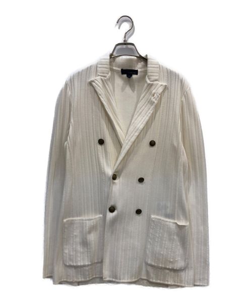 LARDINI（ラルディーニ）LARDINI (ラルディーニ) ニットジャケット ベージュ サイズ:XSの古着・服飾アイテム