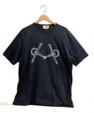 HERMES (エルメス) Tシャツ ネイビー サイズ:XXL