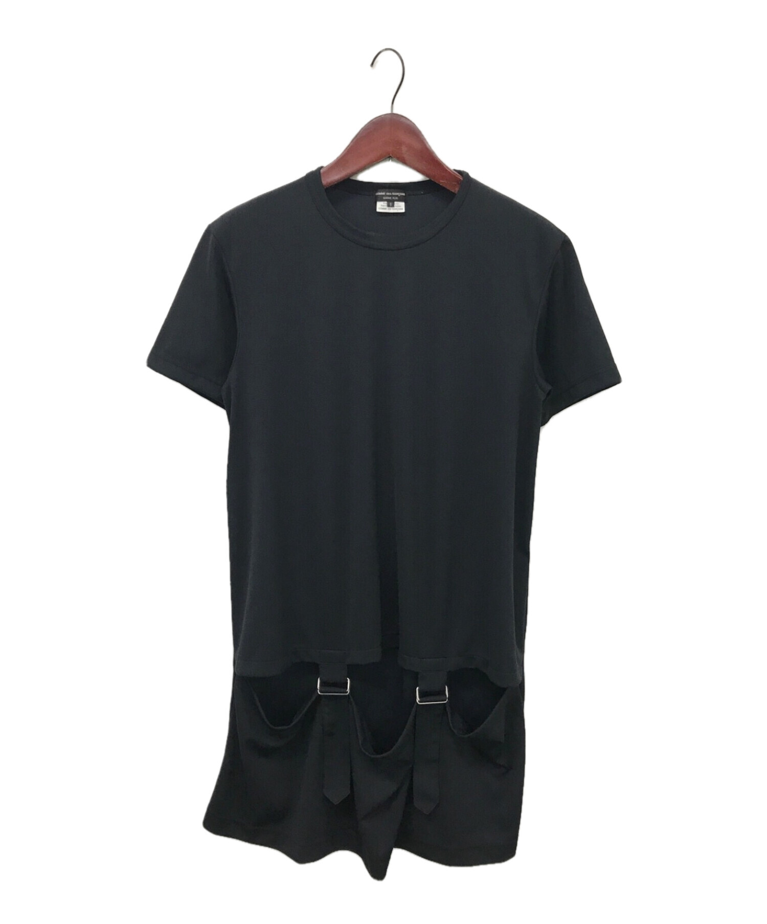 驚きの値段で ブラック コムデギャルソン ハーネスシャツ - シャツ 