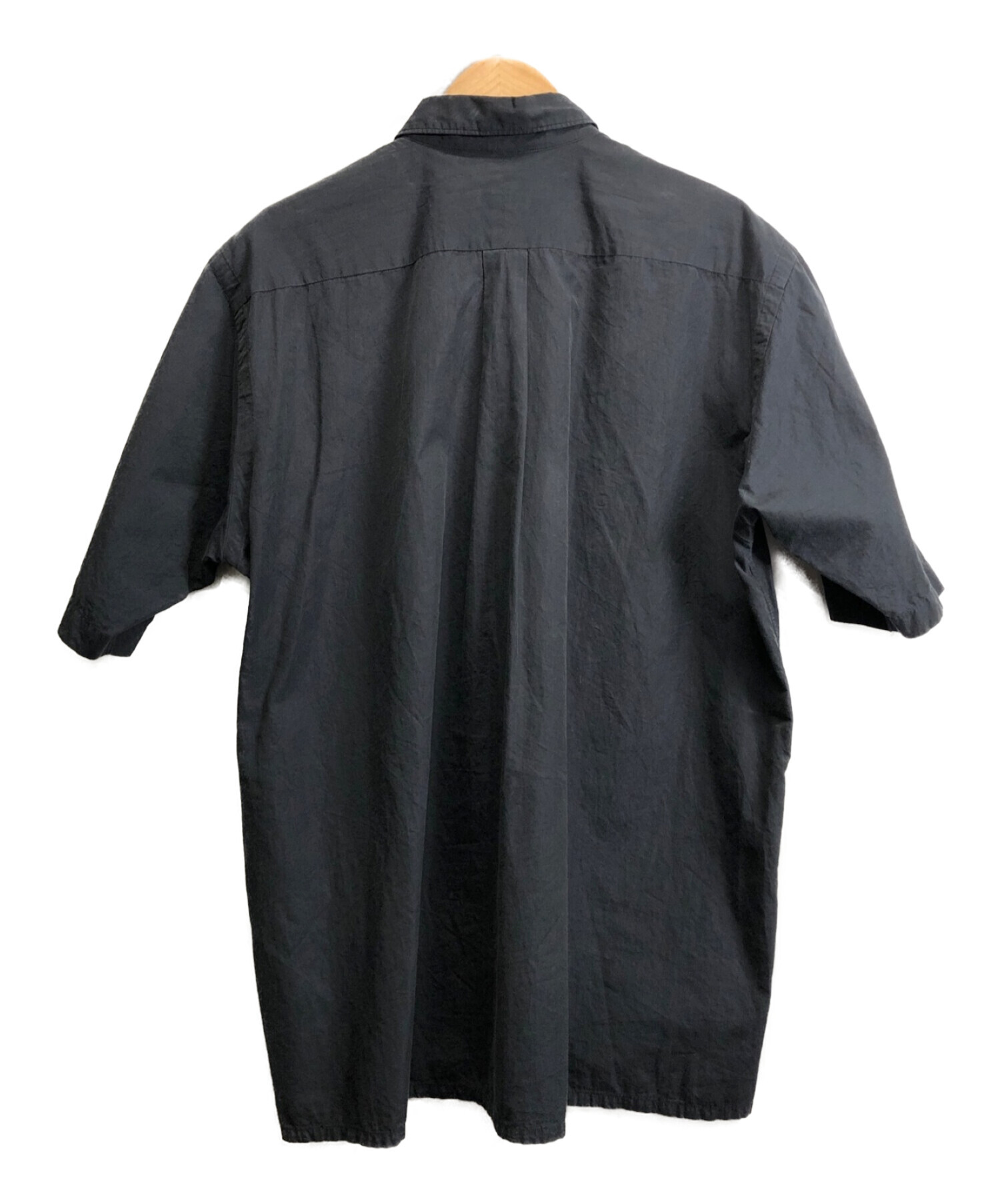COMOLI (コモリ) オープンカラーシャツ ネイビー サイズ:1