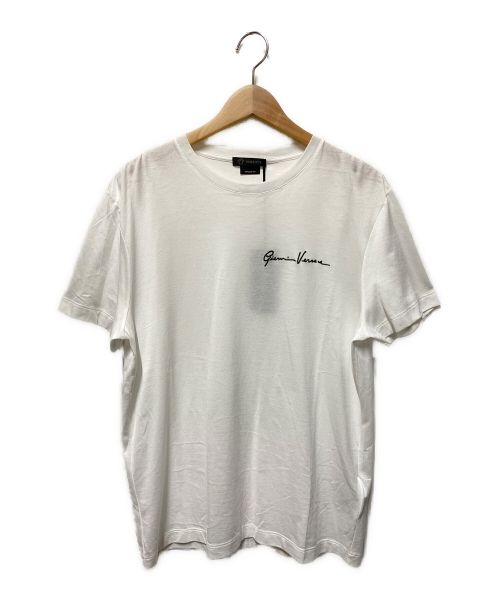 VERSACE（ヴェルサーチ）VERSACE (ヴェルサーチ) エンブロイダリーTシャツ ホワイト サイズ:Мの古着・服飾アイテム