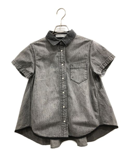 sacai luck（サカイラック）sacai luck (サカイラック) バックフレア半袖シャツ グレー サイズ:2の古着・服飾アイテム